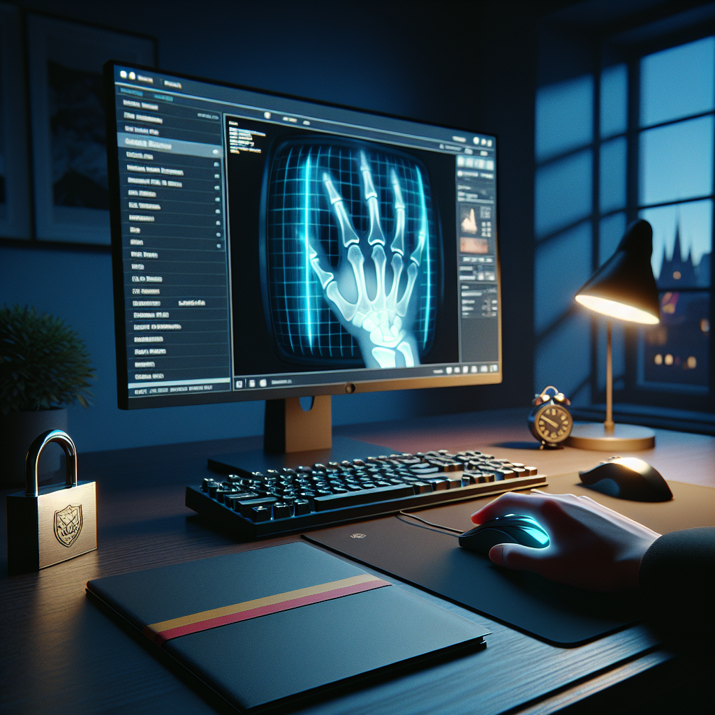 Photographic depiction of Valve X-Ray Scanner in Germany after legal changes, privacy debate